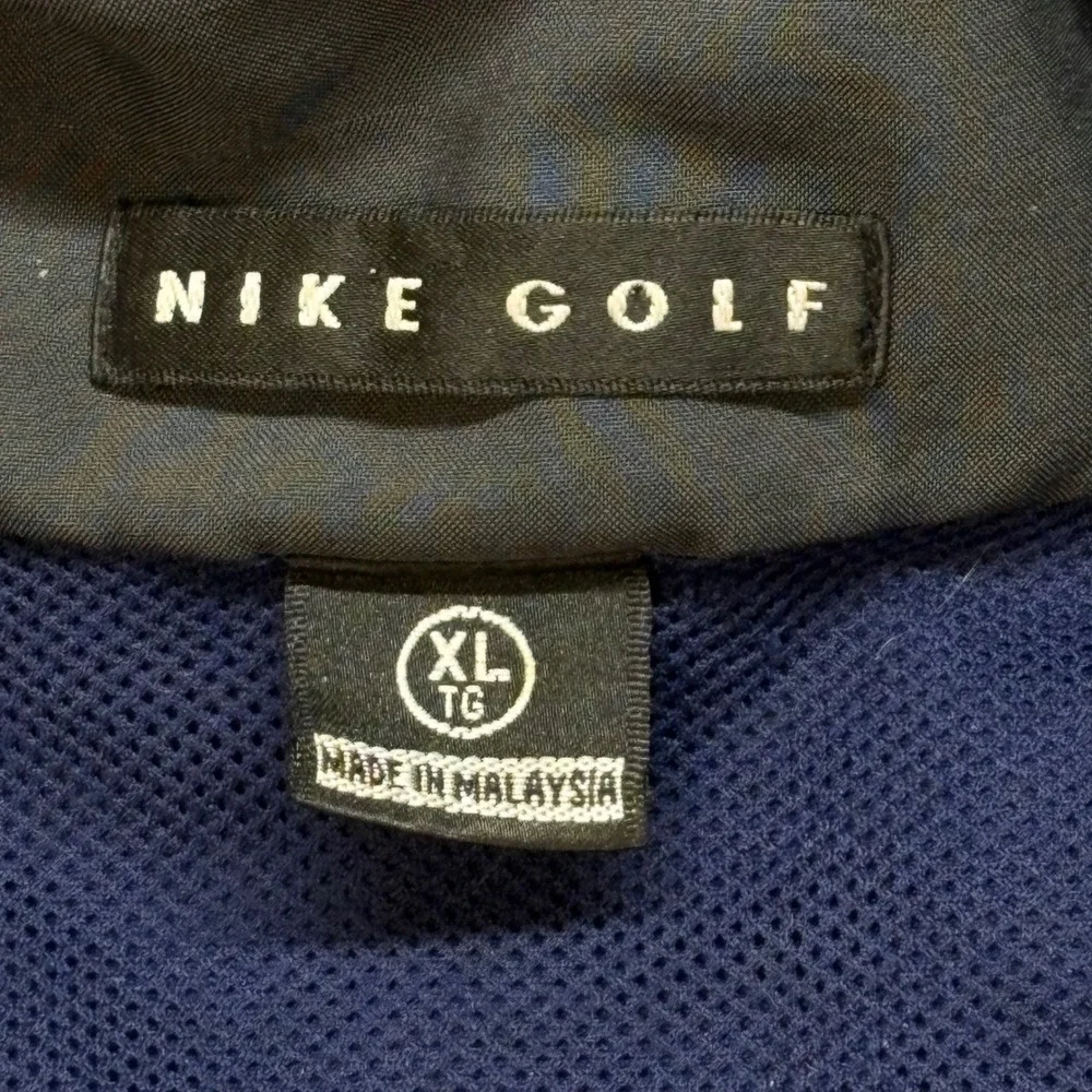 Nike Golf Clima-FIT Windbreaker Jacket‎ Mens XL Blue Full Zip Vented XL Vintage